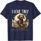 Dachshund badger wiener sausage dog I Love tiny Wieners T-Shirt - T-Shirt | Navy