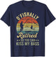 Retired , Ofishally Retired 2023 Bass Fishing T-Shirt - T-Shirt | Navy