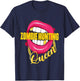 Zombie Hunting Queen Golden Necklace Zombie Hunter T-Shirt - T-Shirt | Navy