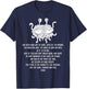 Flying Spaghetti Monster FSM Pastafari Hotly Be Thy Noodles T-Shirt - T-Shirt | Navy
