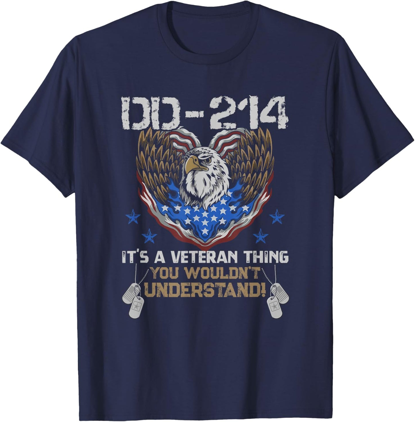 DD-214 It's A Veteran Thing You Wouldn't Understand T-Shirt - T-Shirt | Navy