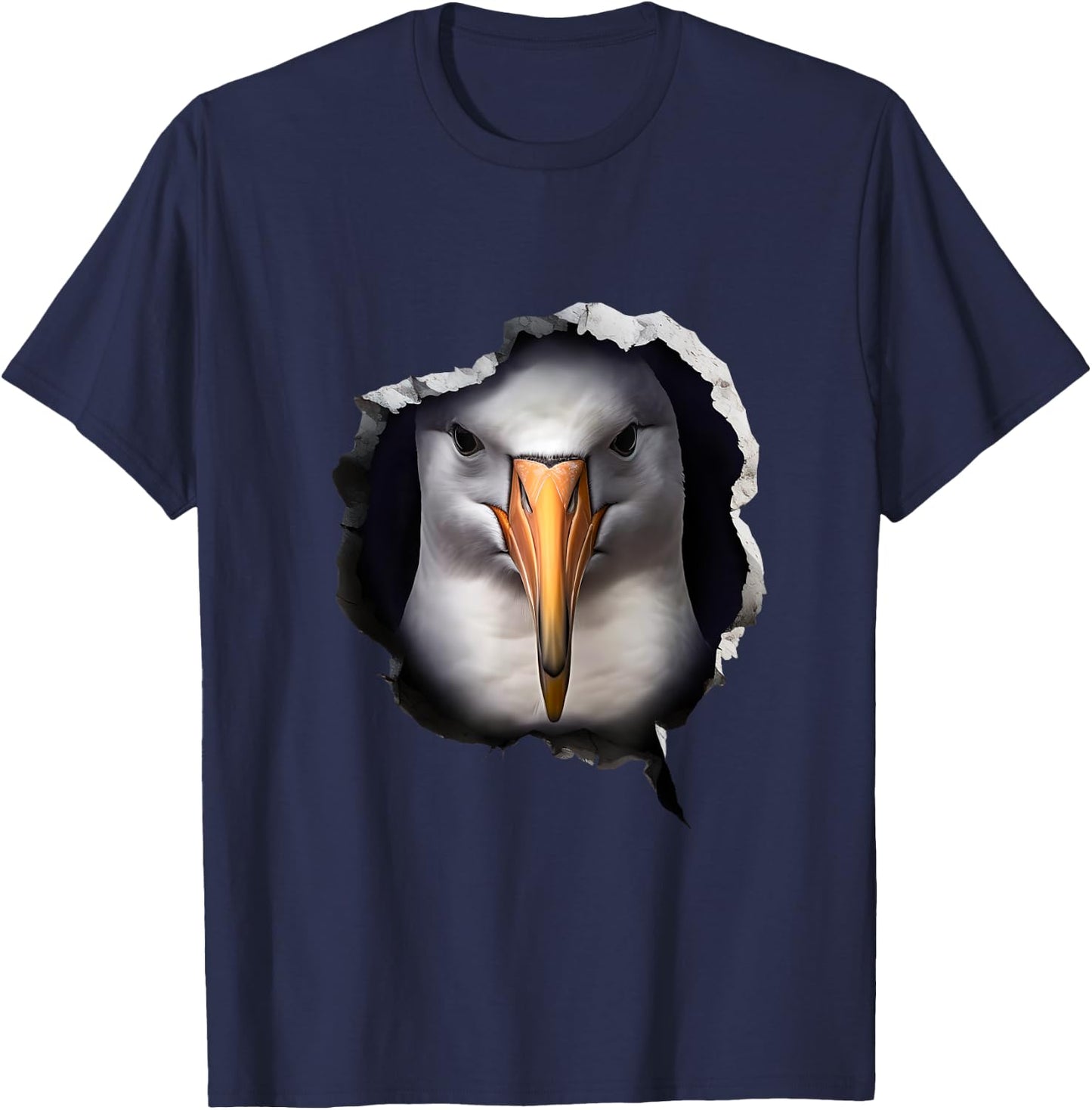 Albatross Face T-Shirt - T-Shirt | Navy