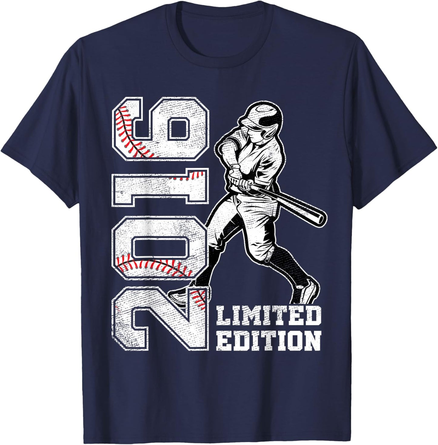 9th Birthday Baseball Limited Edition 2016 9 Years Old T-Shirt - T-Shirt | Navy