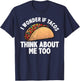 Cool Taco Art Women Tacos Mexican Food Fiesta Humor T-Shirt - T-Shirt | Navy