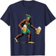 Bigfoot Lederhosen Prost Beer Mug Funny Ape Art Animal Lover T-Shirt - T-Shirt | Navy
