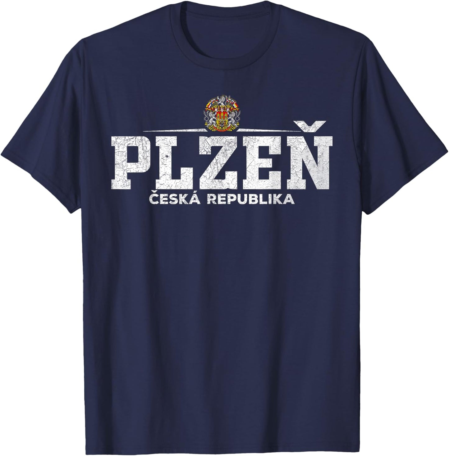 Plzen / Pilsen Czech Republic / Ceska Republika T-Shirt - T-Shirt | Navy