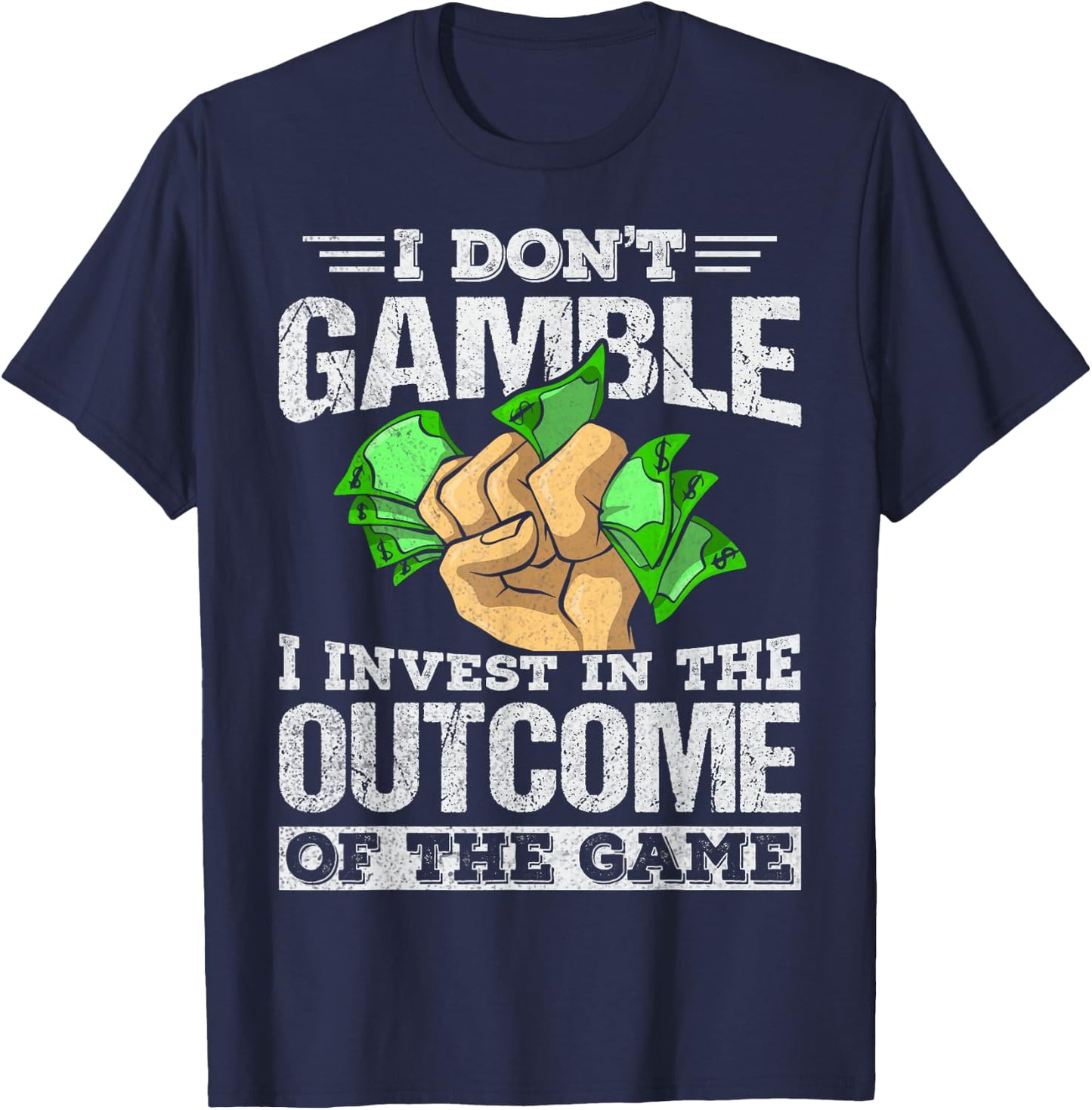 Gambling Sport Betting Design for a Sports Betting gambler T-Shirt - T-Shirt | Navy