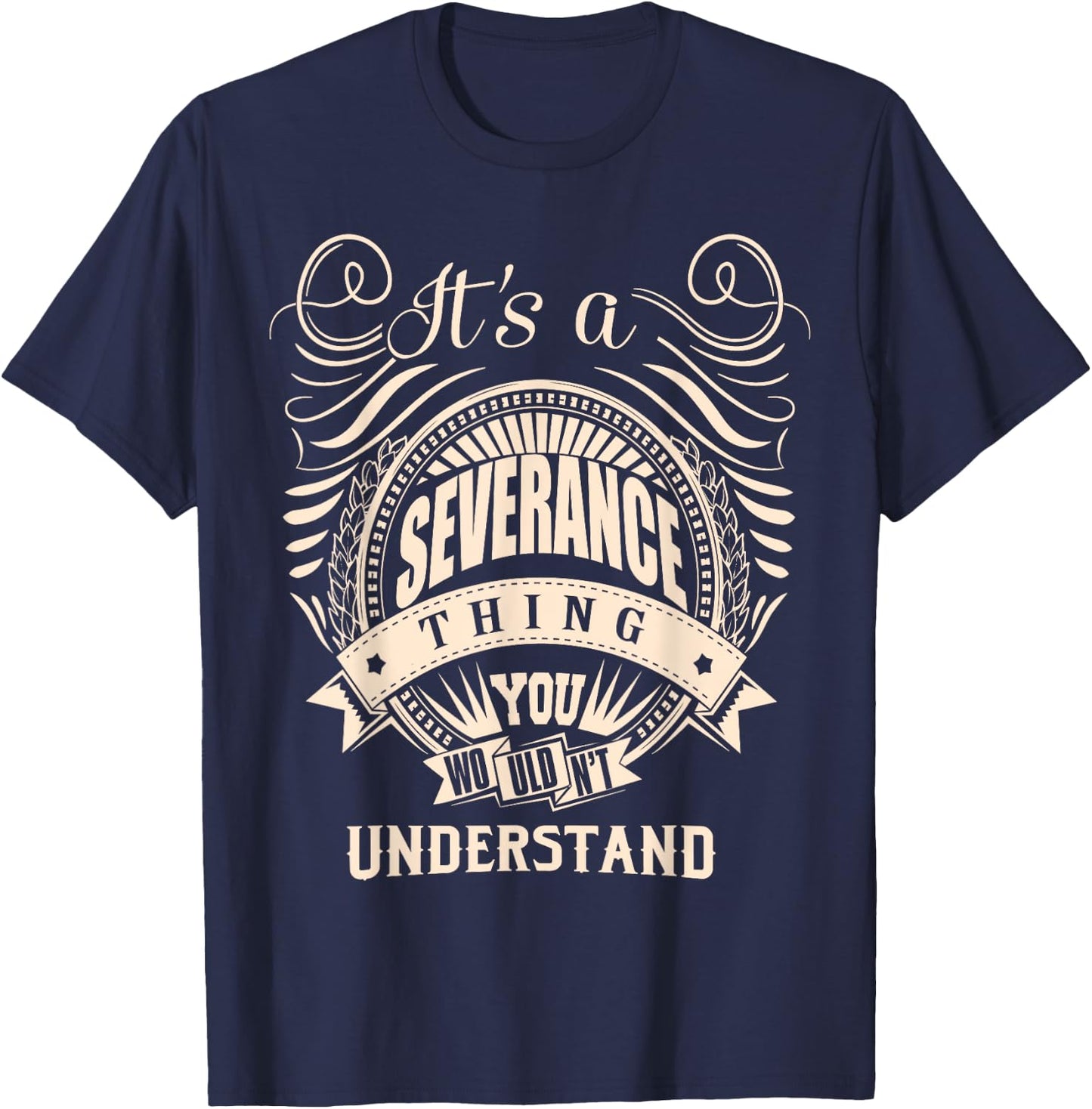 It is a SEVERANCE Thing T-Shirt - T-Shirt | Navy