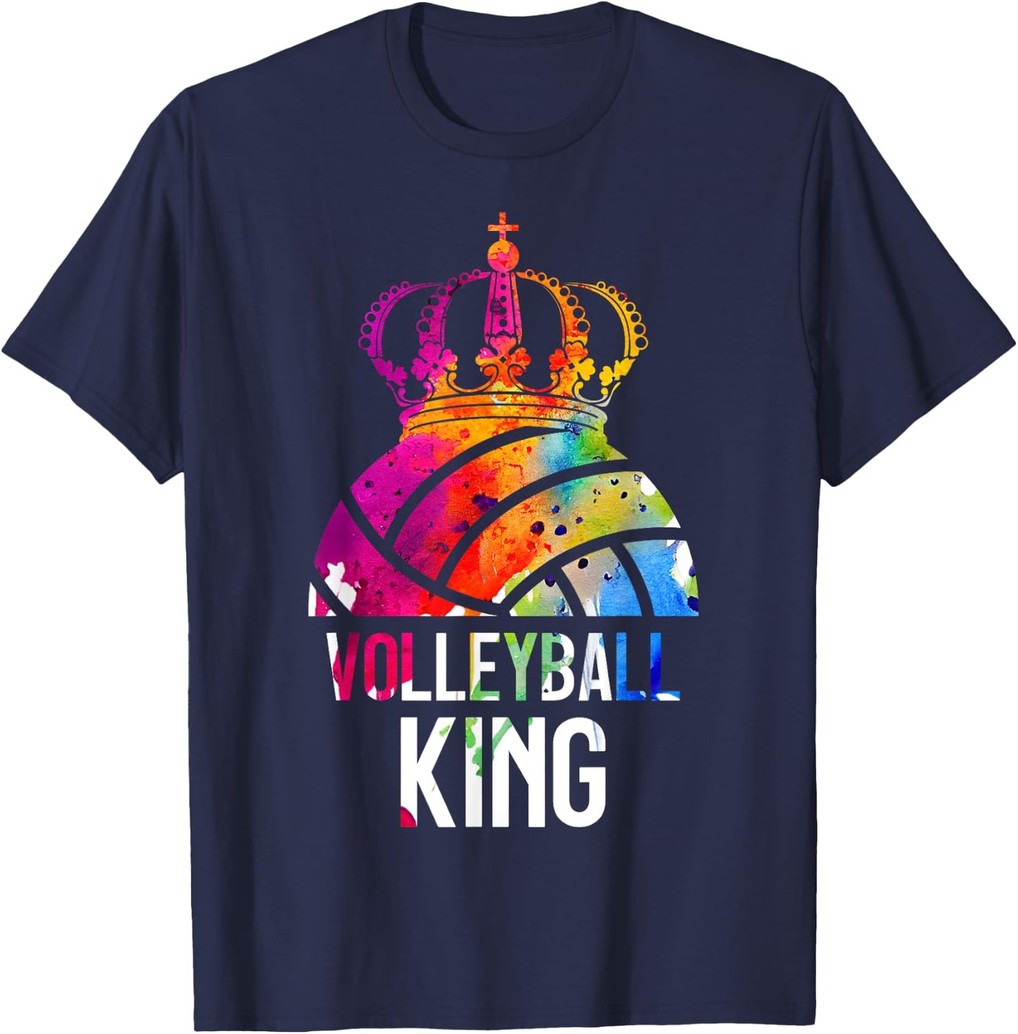 Volleyball King T-Shirt - T-Shirt | Navy