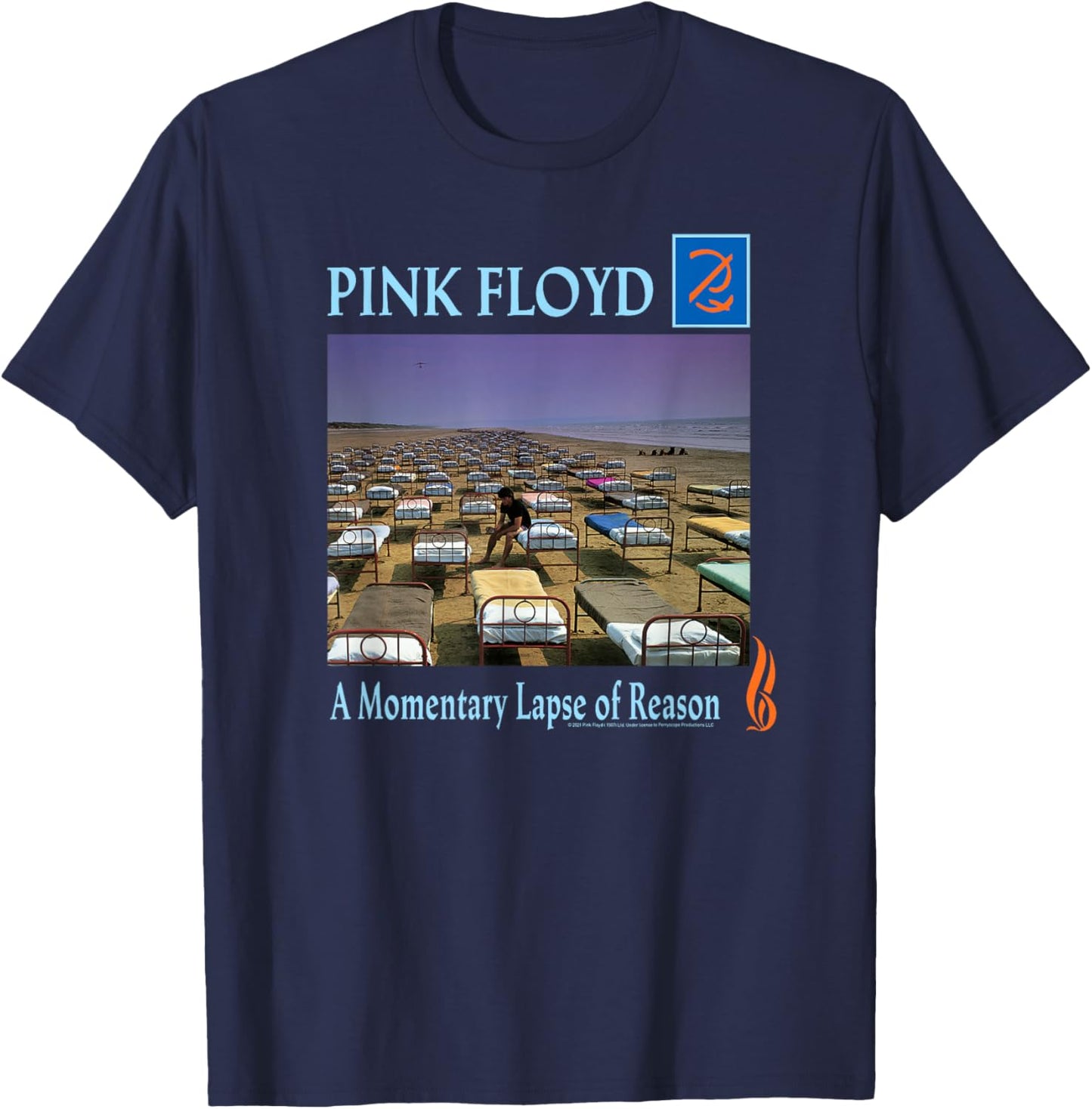 Pink Floyd A Momentary Lapse of Reason T-Shirt - T-Shirt | Navy