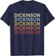Dickinson Pennsylvania Dickinson PA Retro Vintage Text T-Shirt - T-Shirt | Navy