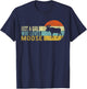 Just A Girl Who Loves Moose Funny Moose Lover Retro T-Shirt - T-Shirt | Navy