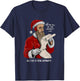 You Are All On The Naughty List Funny Christmas T-Shirt - T-Shirt | Navy