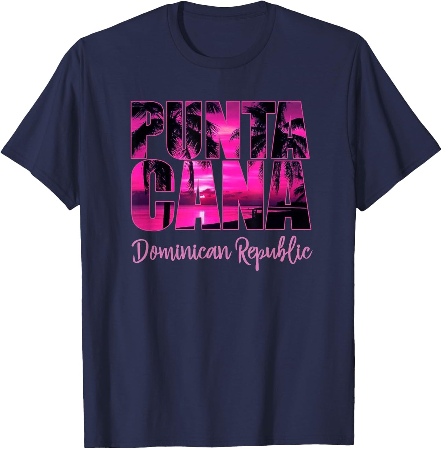 Punta Cana Vacation Souvenir T-Shirt - T-Shirt | Navy