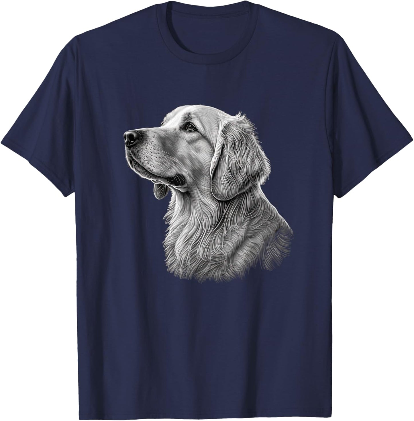 Funny Golden Retriever T-Shirt - T-Shirt | Navy