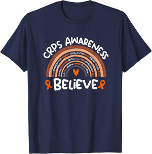 Complex Regional Pain Syndrome Awareness Month Shirt | CRPS T-Shirt - T-Shirt | Navy