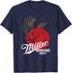 Coors Brewing Company Miller Genuine Draft Classic Big Logo T-Shirt - T-Shirt | Navy