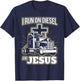 Jesus Truck Driver Christian Trucker T-Shirt - T-Shirt | Navy