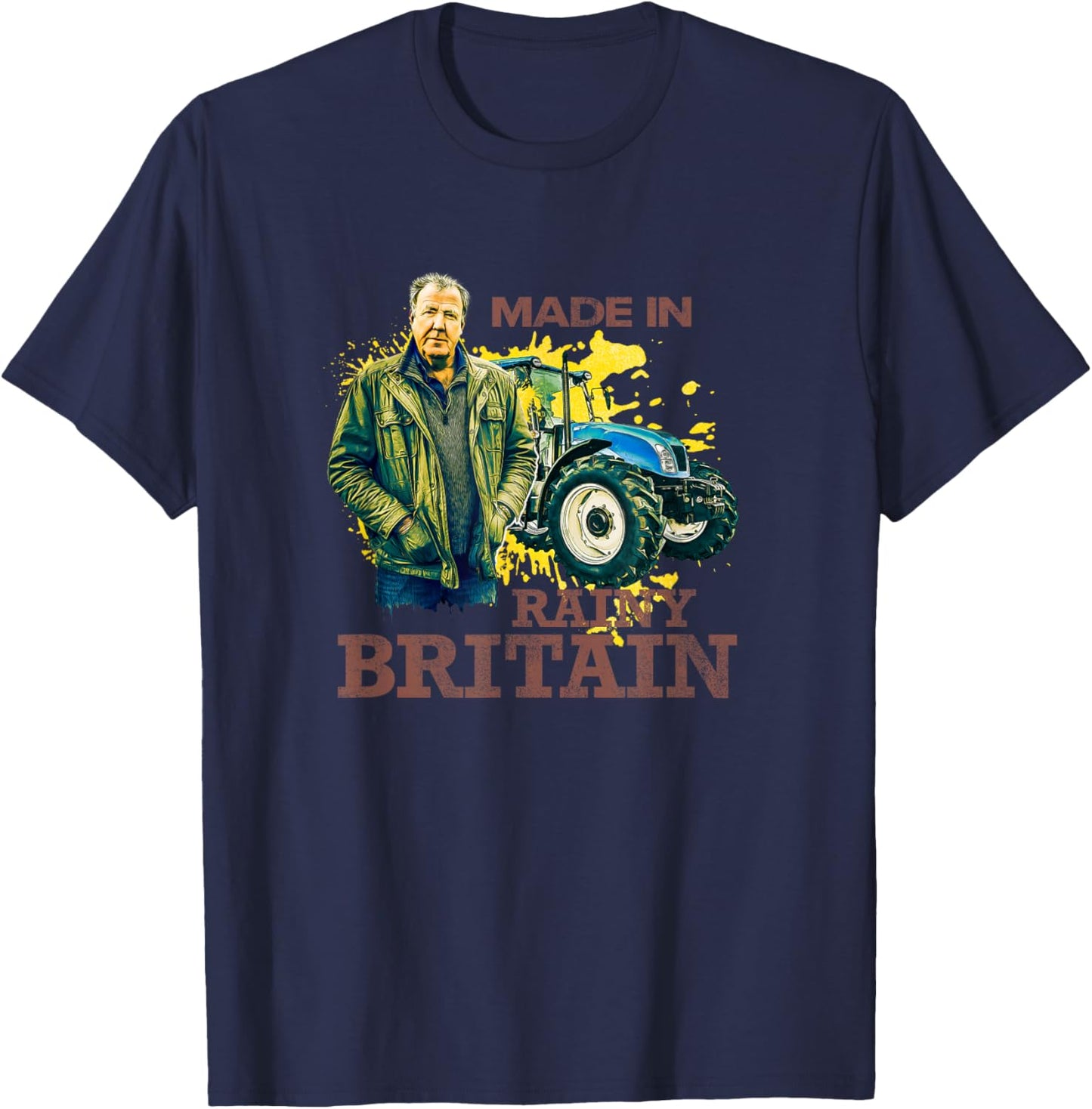 Clarkson's Farm - Made in Rainy Britain T-Shirt - T-Shirt | Navy