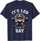 Its Leg Day Funny Turkey Exercise Thanksgiving Men Women Boy T-Shirt - T-Shirt | Navy