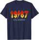 1967 Classic Vintage Rock Band Concert style Birthday T-Shirt - T-Shirt | Navy