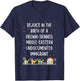 Rejoice In The Birth Of Brown-Skinned, Middle-Eastern T-Shirt - T-Shirt | Navy