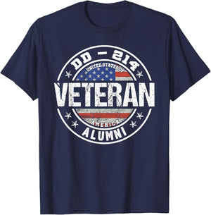 Veteran Dd-214 Alumni Class of 2020 T-Shirt - T-Shirt | Navy