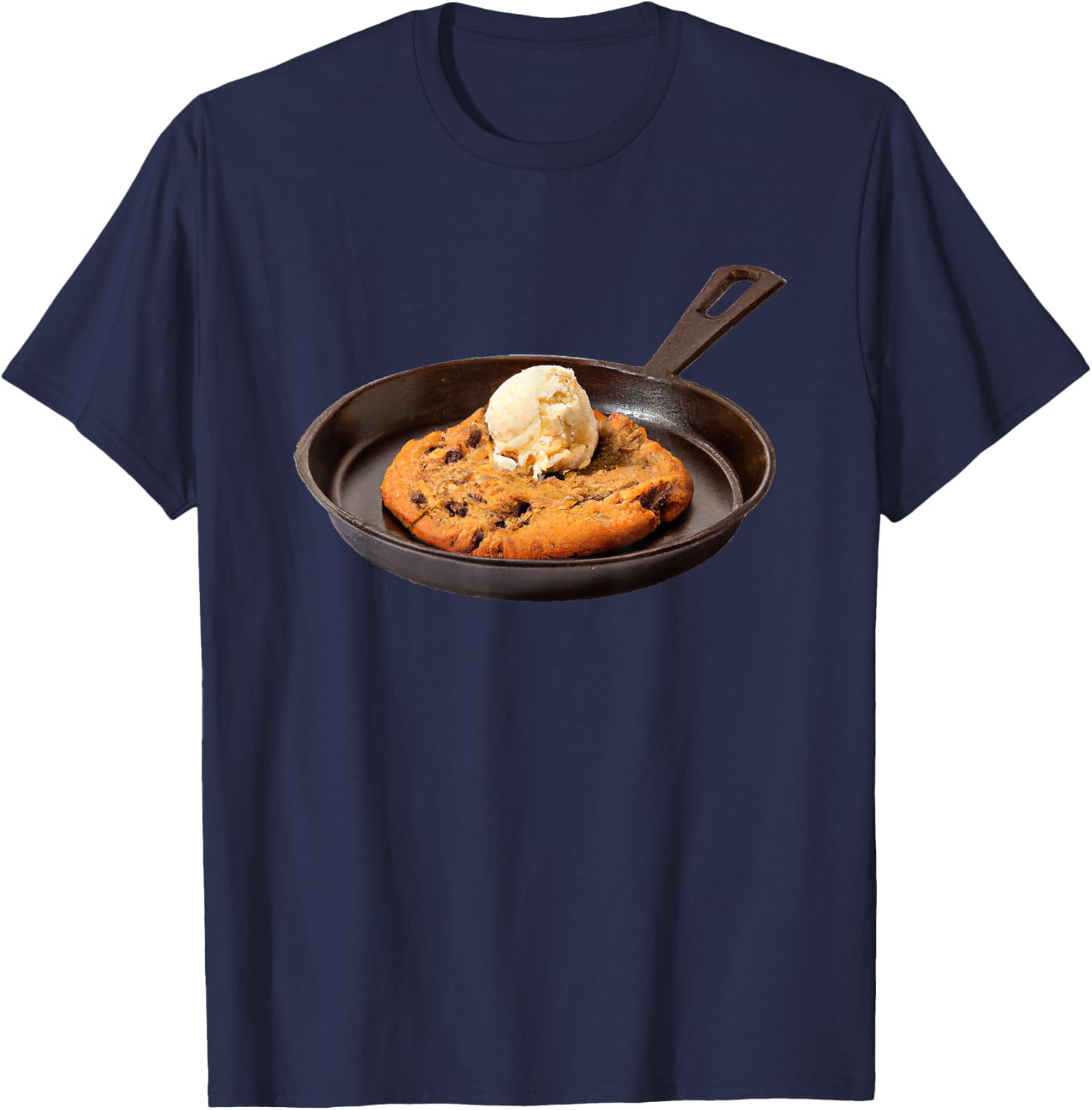 Skillet Chocolate Chip Cookie T-Shirt - T-Shirt | Navy