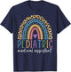 Pediatric Medical Assistant Rainbow, Peds MA Appreciation T-Shirt - T-Shirt | Navy