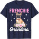Frenchie Grandma - French Bulldog Grandma T-Shirt - T-Shirt | Navy