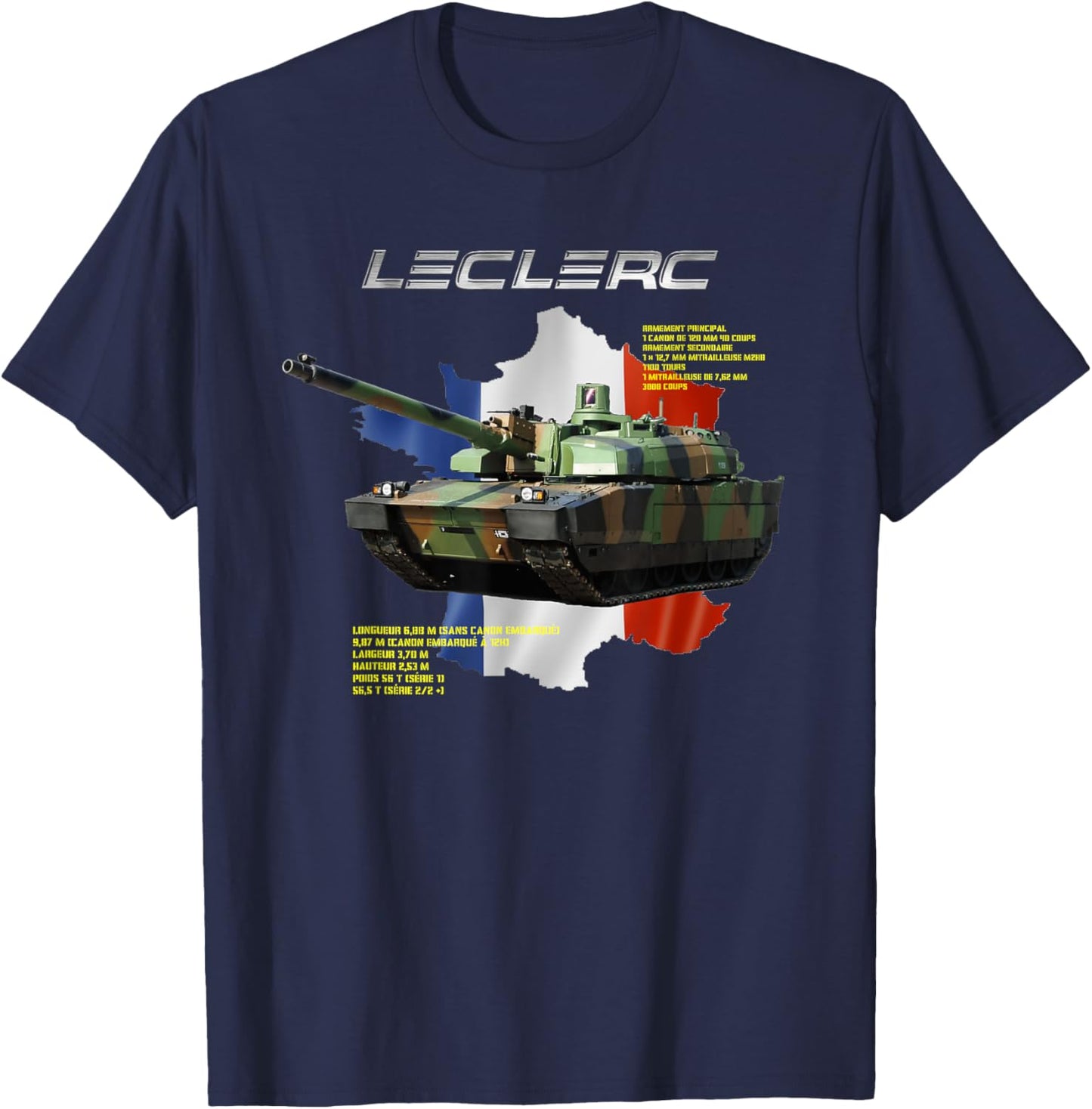 Leclerc, our chariot T-Shirt - T-Shirt | Navy