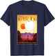 NASA Kepler 16b Interplanetary Travel Poster T-Shirt - T-Shirt | Navy
