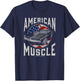 Fast & Furious Vintage American Muscle Flag Fill T-Shirt - T-Shirt | Navy
