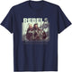 Star Wars: Andor Rebels Cassian & Luthen Vintage Portrait T-Shirt - T-Shirt | Navy