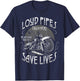 Lowriders Motorcycle Biker Custom Chicano Vintage Mexican T-Shirt - T-Shirt | Navy