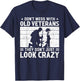 Don't Mess Crazy Veteran Patriotic American US Army Veteran T-Shirt - T-Shirt | Navy