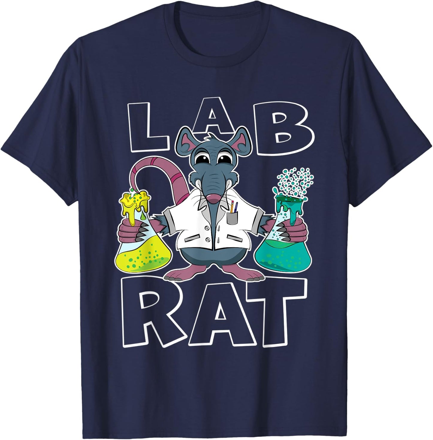 Medical Laboratory Scientist Lab Rat T-Shirt - T-Shirt | Navy