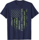 Vintage USA Camouflage Proud Volleyball Uncle Silhouette T-Shirt - T-Shirt | Navy