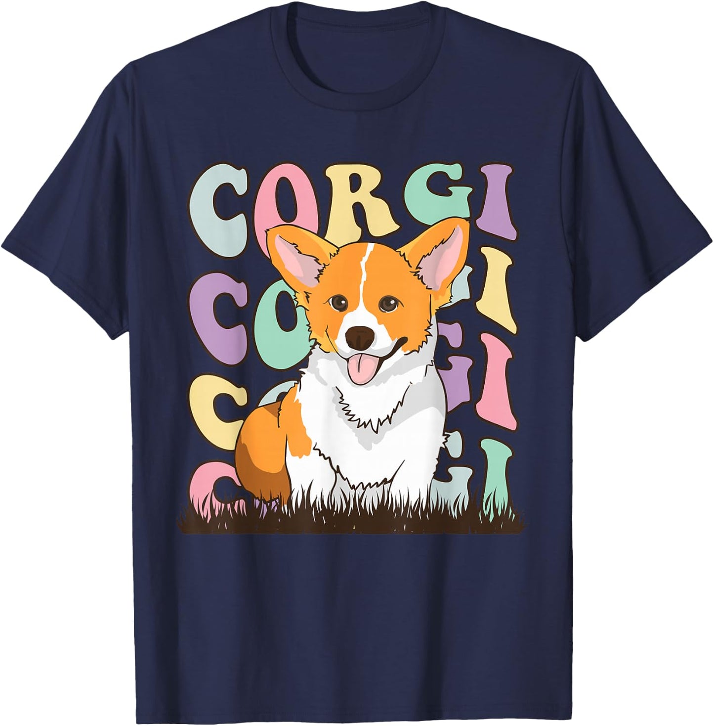 Corgi Corgi T-Shirt - T-Shirt | Navy