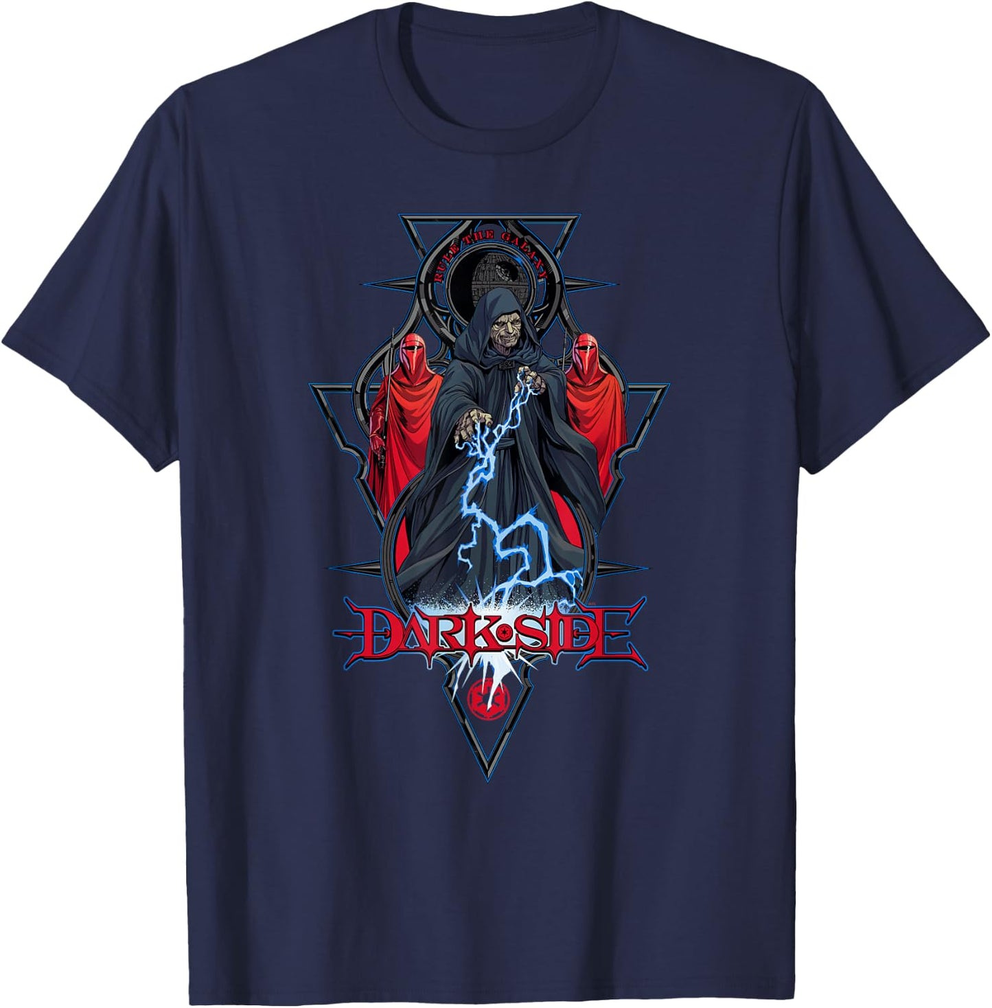 Star Wars Dark Side Emperor Palpatine Guards Rule the Galaxy T-Shirt - T-Shirt | Navy