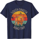 South Dakota Family Road Trip Buffalo Bison Matching Vintage T-Shirt - T-Shirt | Navy