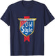 Old Style Beer Vintage Logo - Classic Look T-Shirt - T-Shirt | Navy