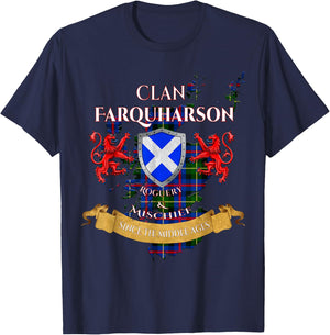 Farquharson Scottish Family Clan Middle Ages Mischief T-Shirt - T-Shirt | Navy