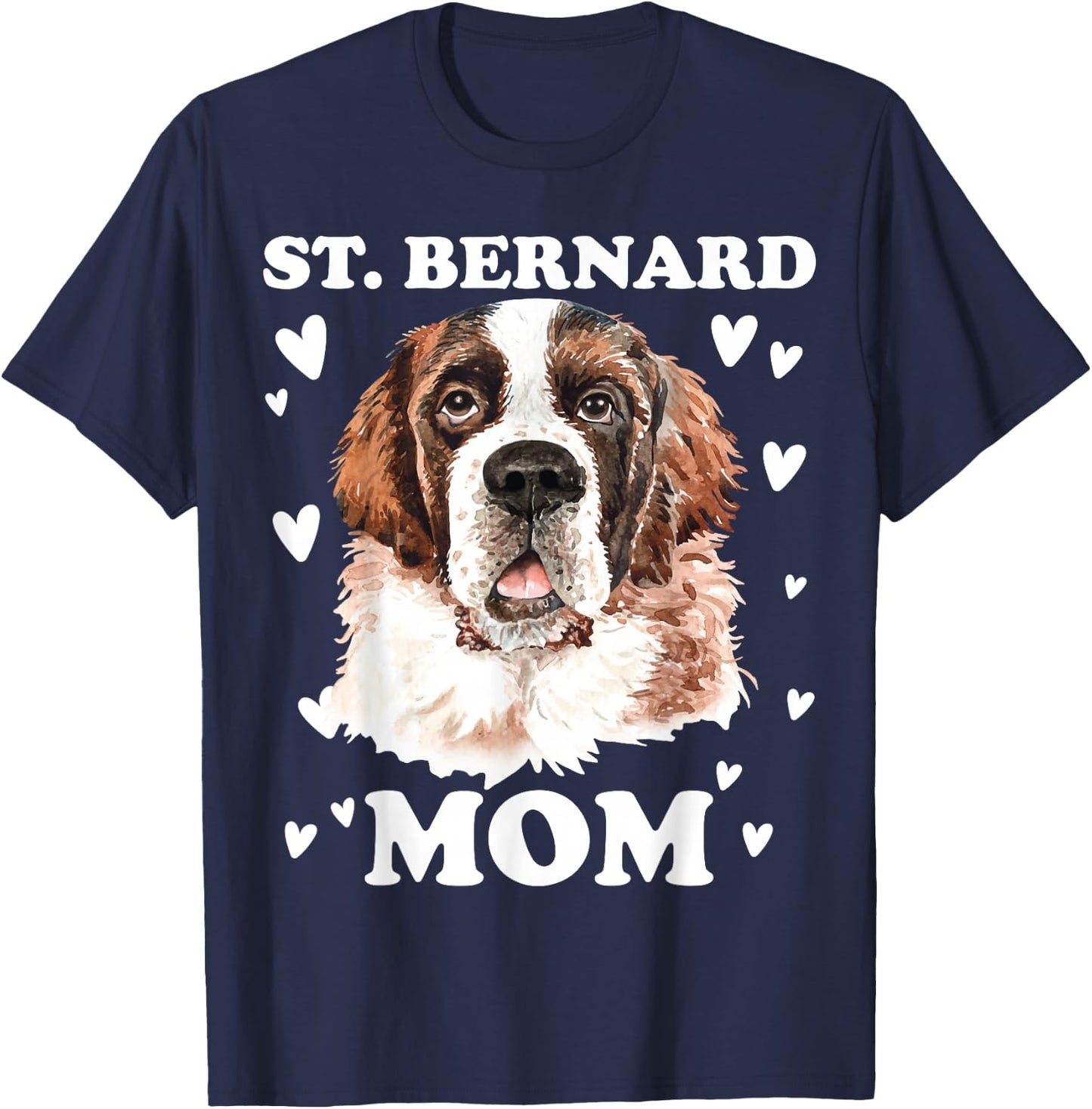 Bernard Bernhardog T-Shirt - T-Shirt | Navy