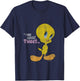 Looney Tunes I May Look Tweet Distressed Tweety Shot T-Shirt - T-Shirt | Navy