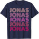 Jonas Vintage Retro Pink T-Shirt - T-Shirt | Navy