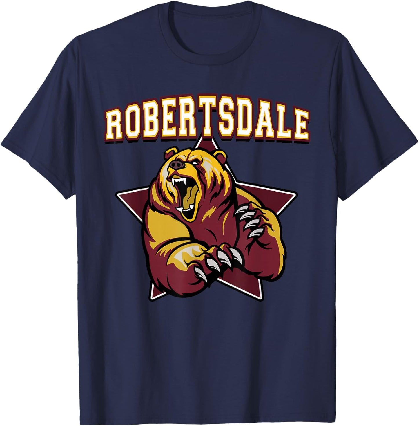 Robertsdale Bears Team Spirit T-Shirt - T-Shirt | Navy