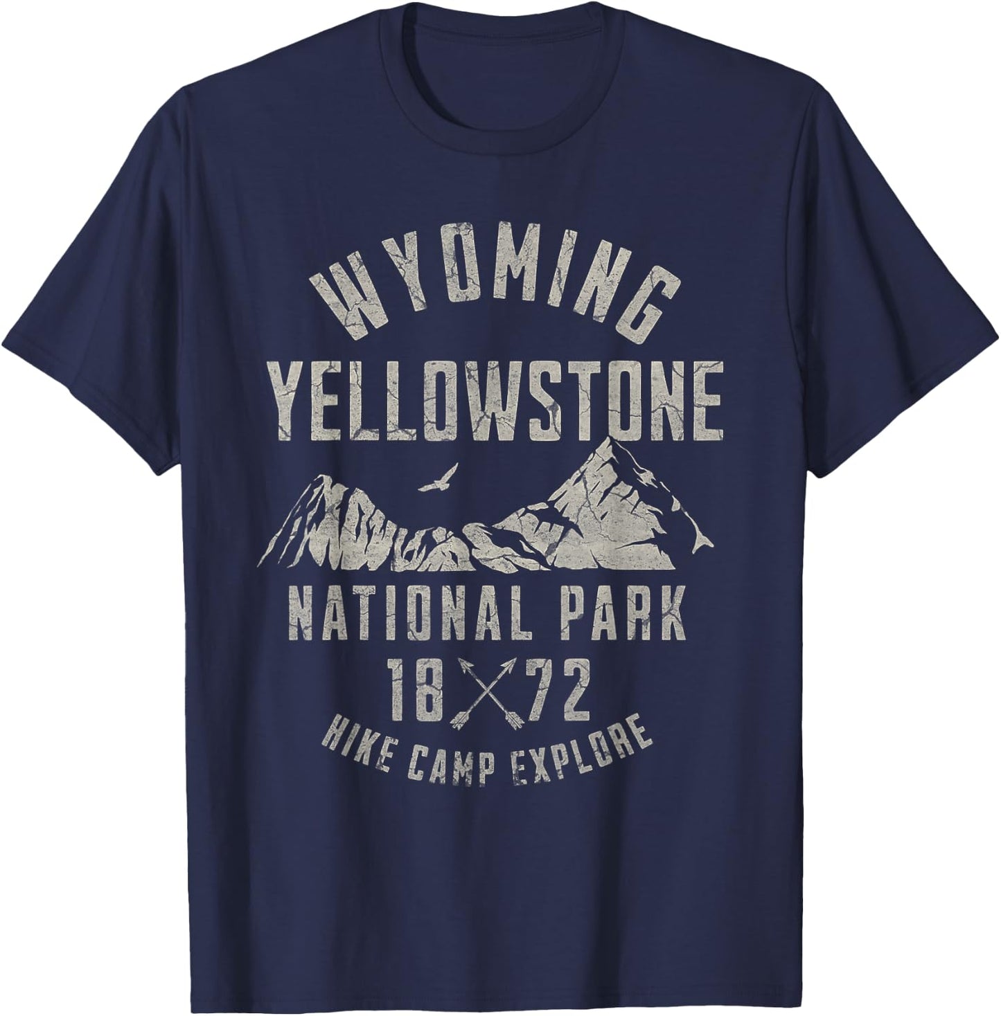 Yellowstone National Park T-Shirt - T-Shirt | Navy