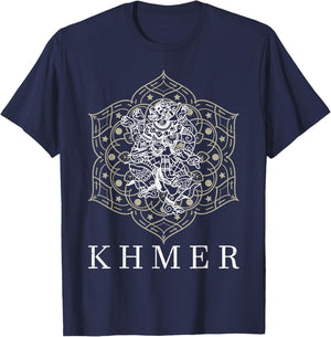 Hanuman Hindu Hinduism Khmer Cambodia Ramayana Mahabharata T-Shirt - T-Shirt | Navy