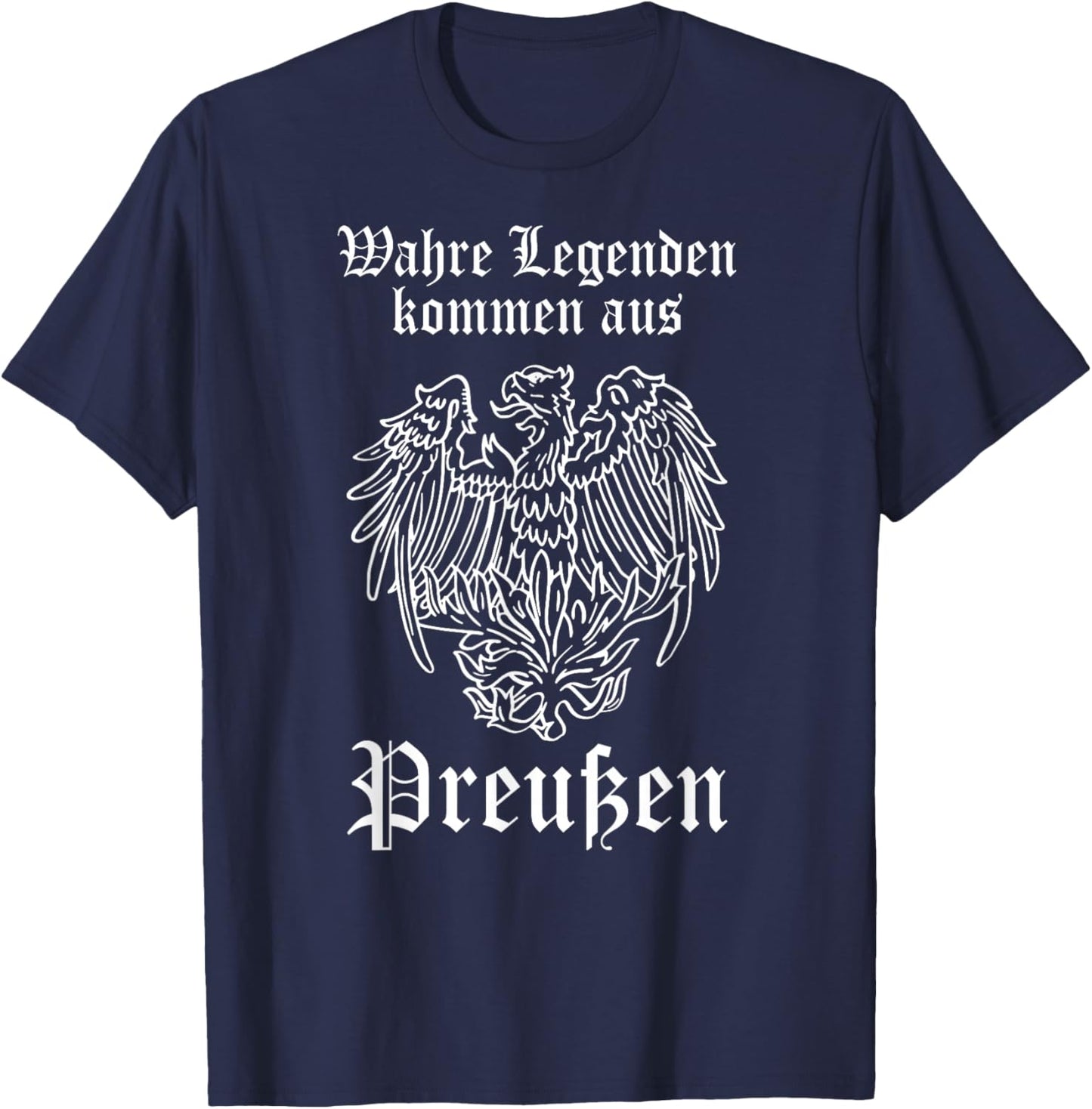 Prussia saying "Pride" eagle T-Shirt - T-Shirt | Navy